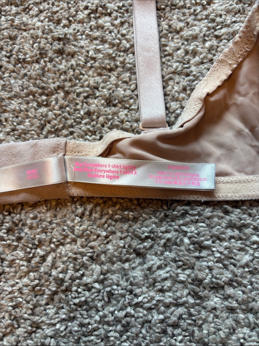 PINK Victoria's Secret Light Nude Smooth T-Shirt Bra - Picture 5 of 5